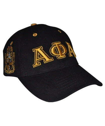 Alpha Phi Alpha Letters Ballcap