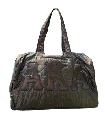AKA Quilted Travel Bag (19" L x 10" w x 11" H)