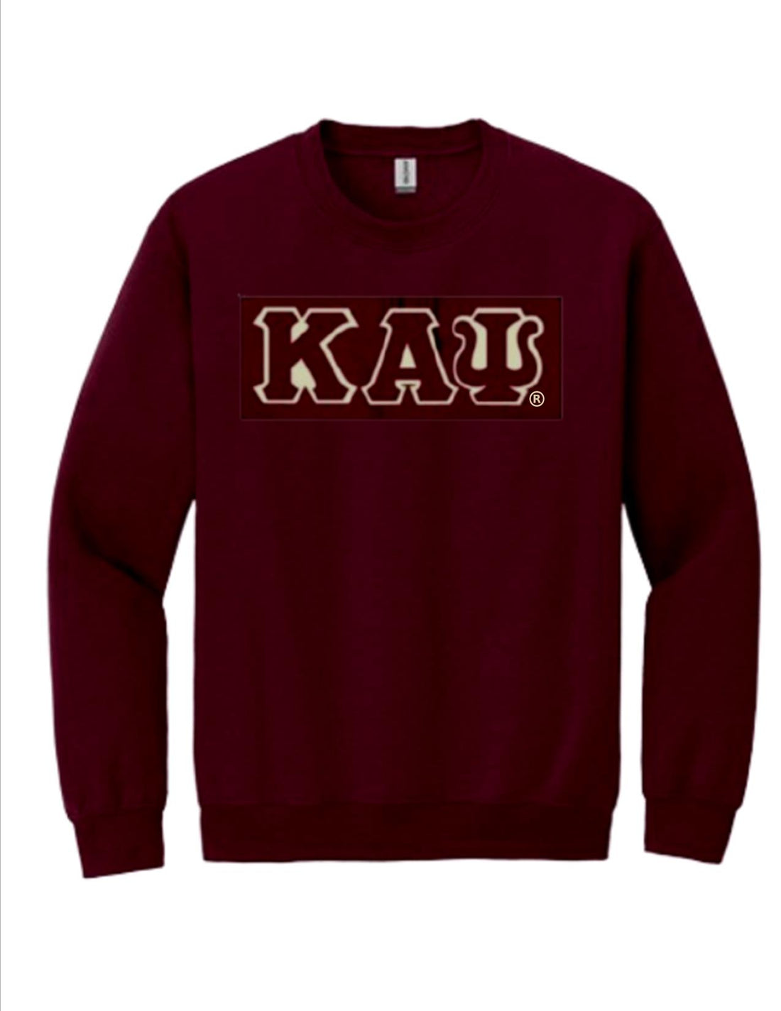 Kappa Applique Crrimson Crewneck Sweatshirt