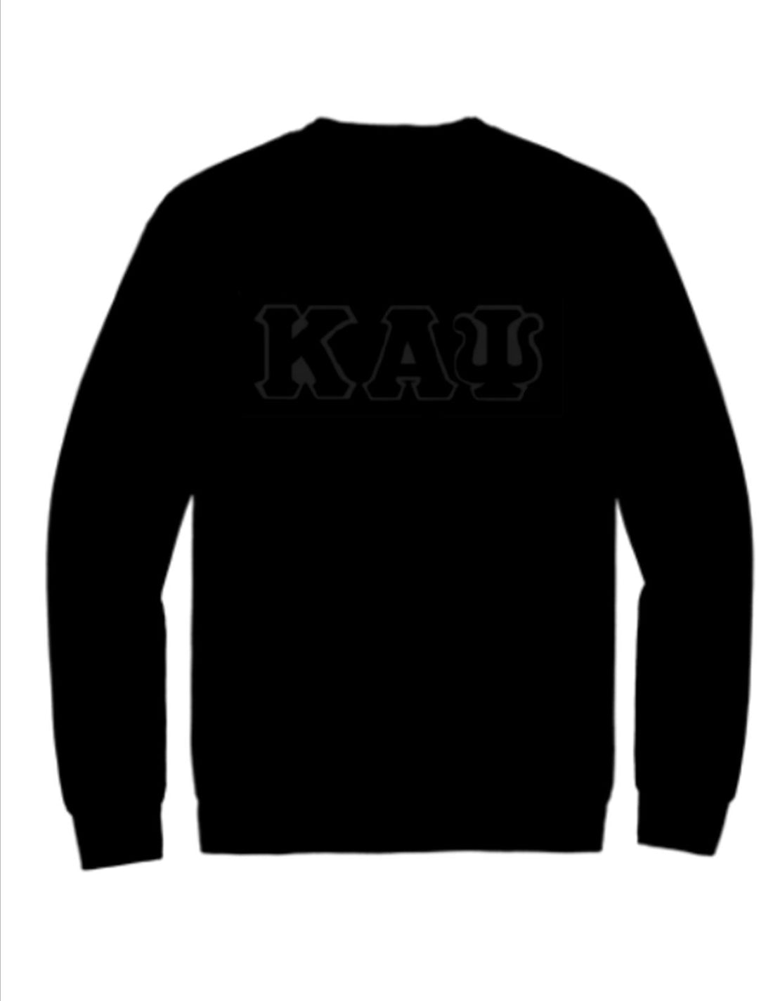 Kappa Applique "Black-Out" Crewneck Sweatshirt
