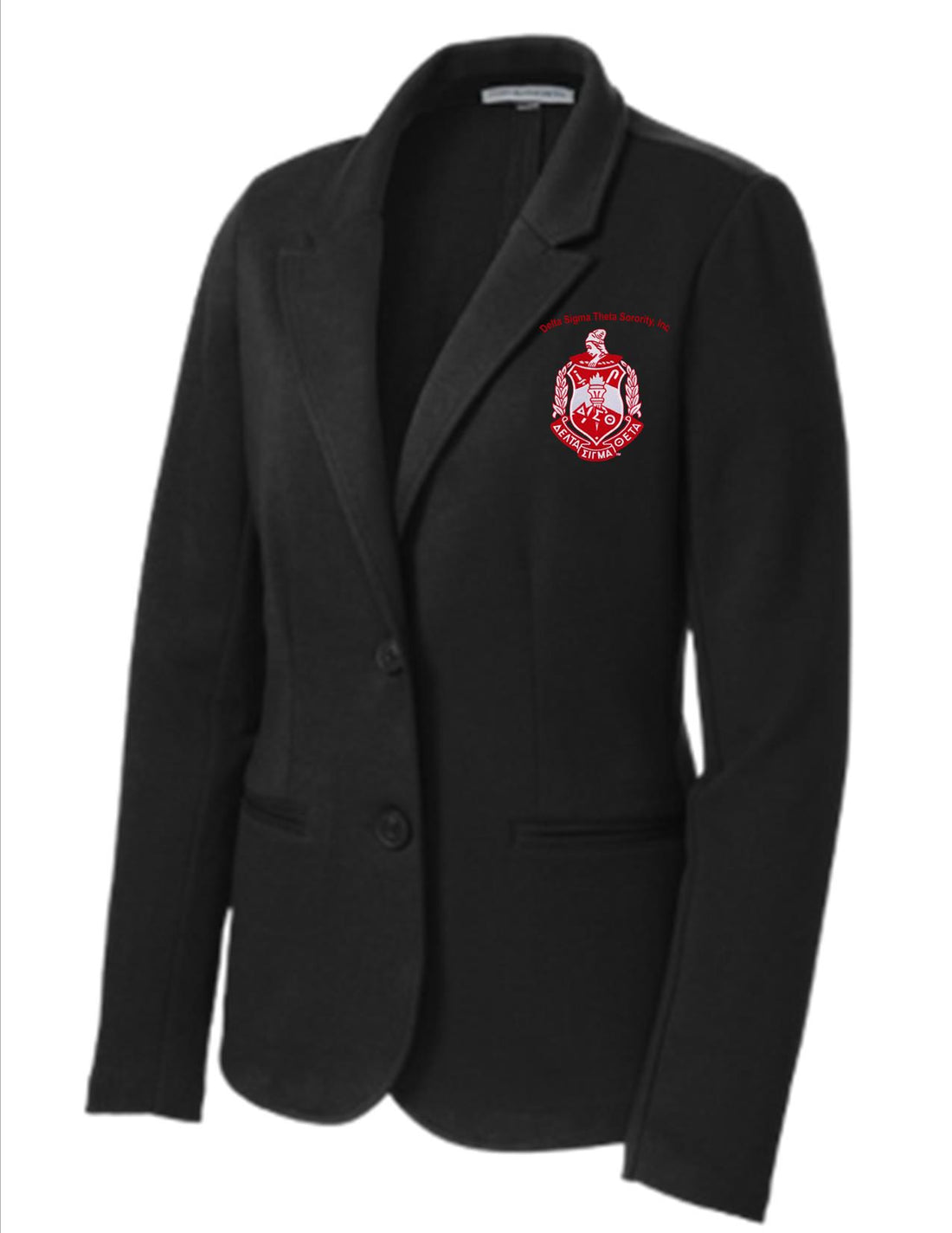Delta Black Knit Blazer (Shield)