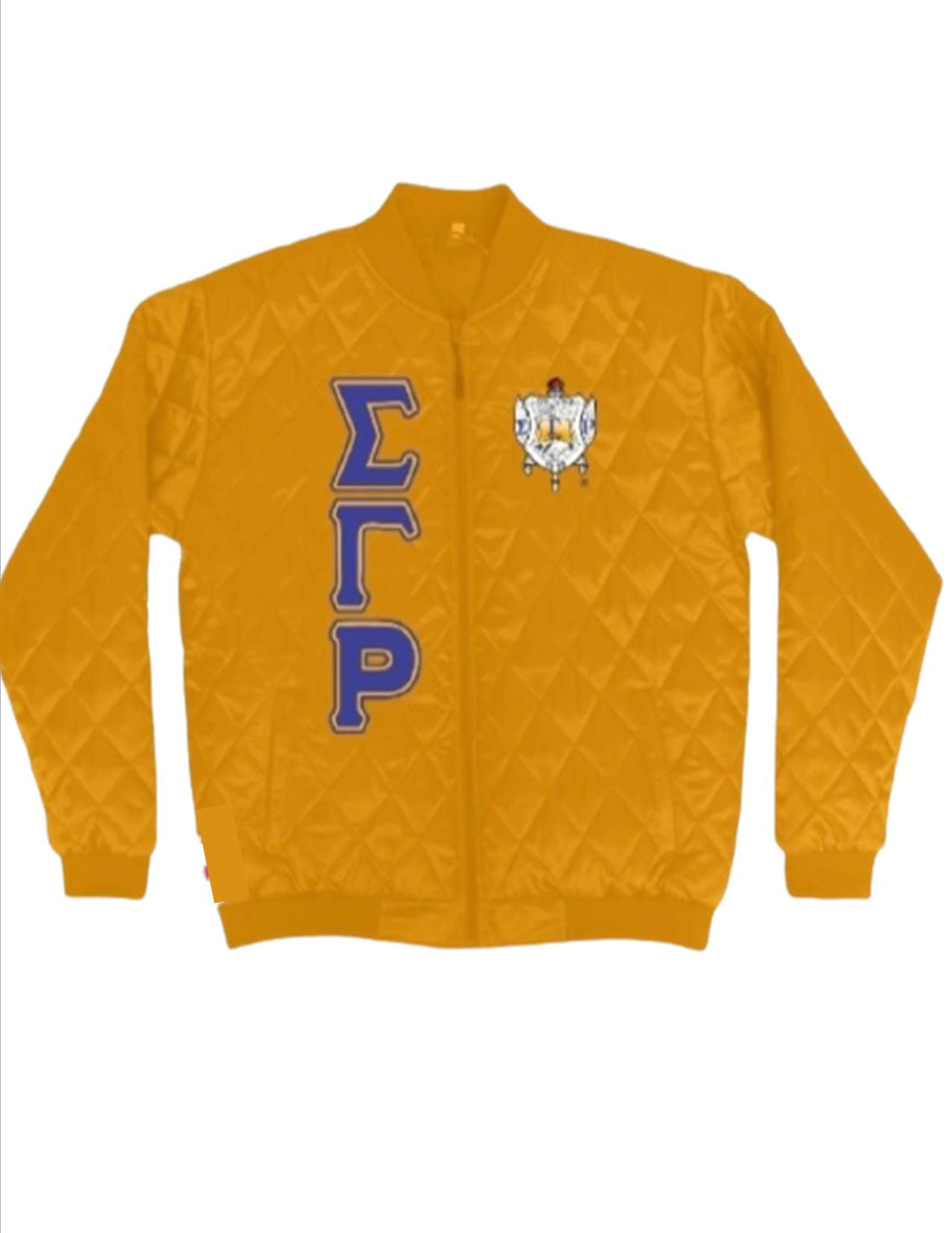 Sigma Gamma Rho Quilted Bomber Jacket