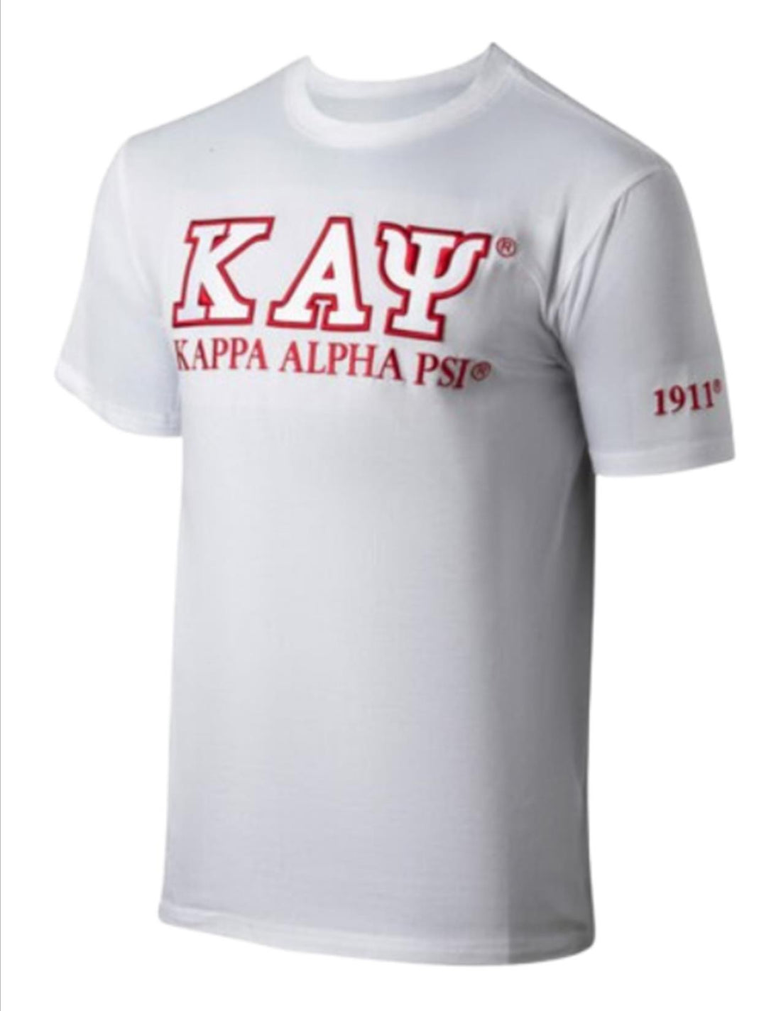 Kappa White Embroidered Luxury Tee