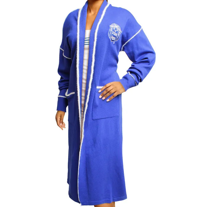 Zeta Phi Beta Long Duster Cardigan