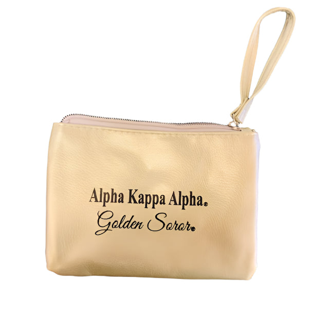 AKA Golden Soror Wristlet