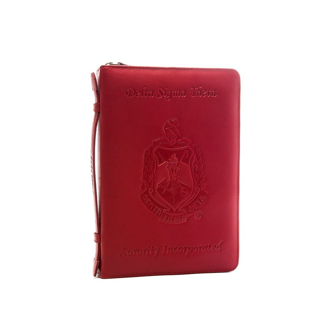 Delta - The DELUXE" Leather Ritual Book Cover RED