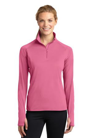 Ladies Sport-Wick® Stretch 1/2-Zip Pullover
