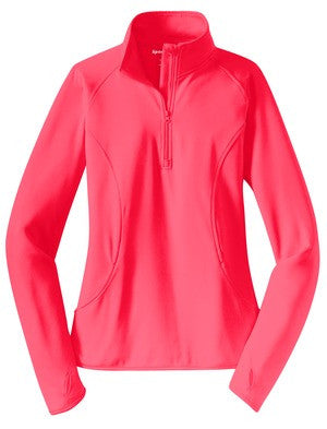 Ladies Sport-Wick® Stretch 1/2-Zip Pullover