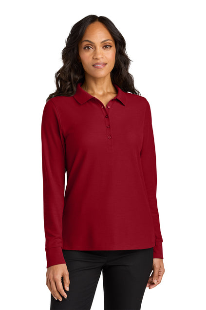 PAR Long Sleeve Pique Polo - Ladies  New