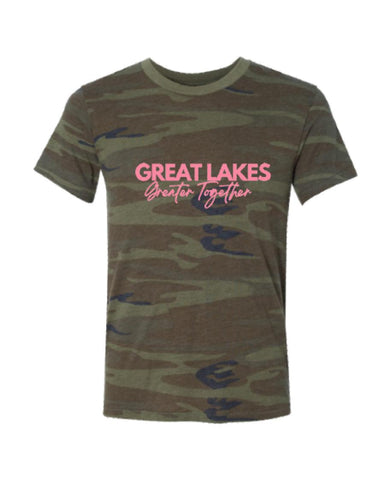 Greater Together  Unisex Slim Fit Camouflage Shirt