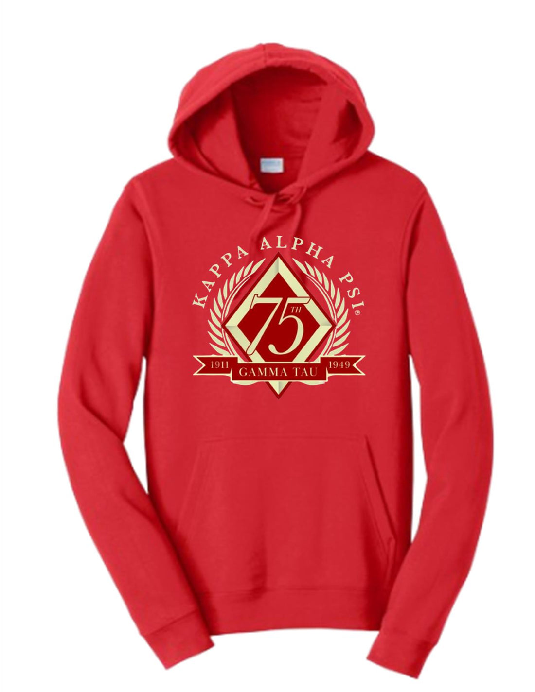 Gamma Tau - 75th Anniversary Hoodie (Red)
