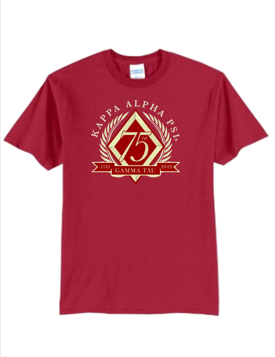 Gamma Tau - 75th Anniversary T-Shirt (Red)