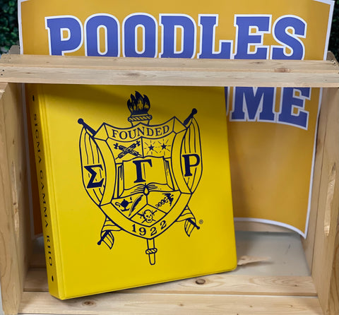 Sigma Gamma Rho Binder