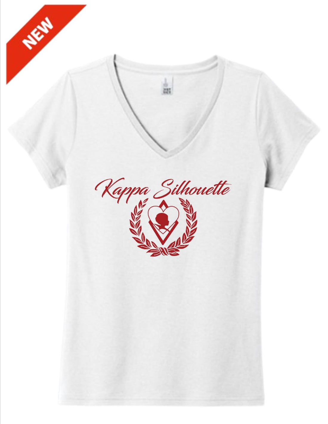 Kappa Silhouette V-Neck Tee