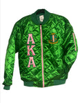 AKA Quilted Jacket Green