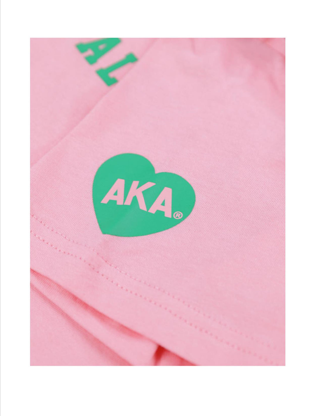 AKA Sequin Patch Tee (Pink)