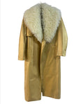 AKA Unbranded Vega Leather with Fur Collar-White