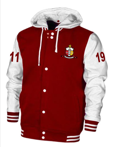Kappa Letterman Varsity Jacket (Canvas Sleeves)