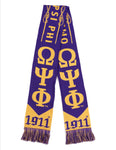 Omega Psi Phi Scarf (Old Gold or Purple)