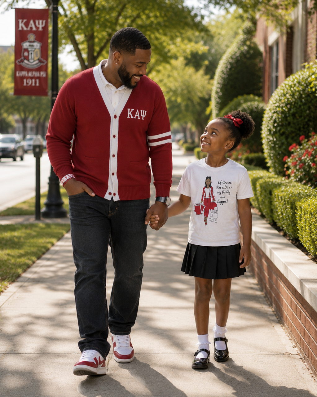 Kappa Silhouette for your Kappa Diva Daughter, Granddaughter & Great-Granddaughter Tee