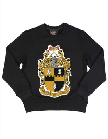 Alpha Phi Alpha Chenille Embroidered Sweatshirt
