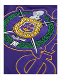 Omega Psi Phi Chenille Embroidered Sweatshirt