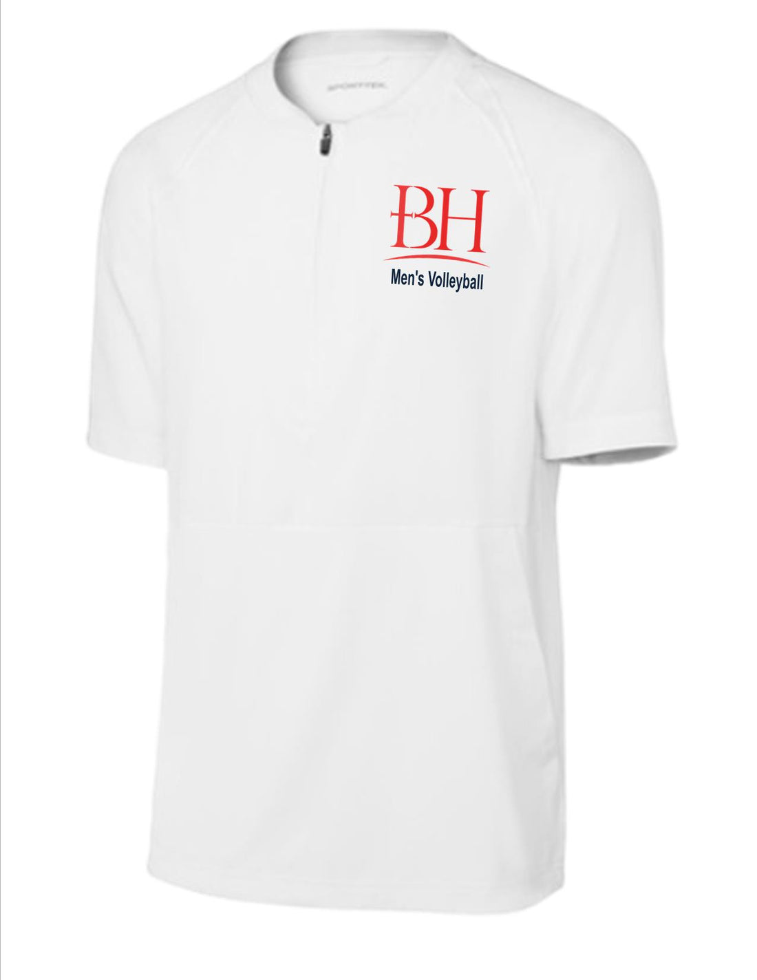BHHS Men's 1/2 Zip Short Sleeve Jacket