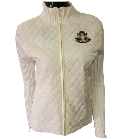 AKA White Sweater Jacket