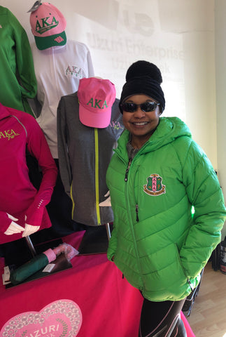AKA GREEN PUFFY JACKET