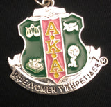 AKA Jewelry Pearl Necklace W/ Shield Charm
