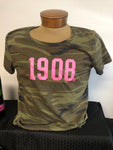 AKA  Camo 1908 Tee Shirt Camo