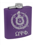 Omega Psi Phi Flask (6oz)