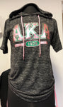 AKA Pink Light Special - AKA Tee-Shirt Hooded Shimmery