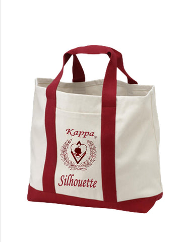 Kappa Silhouette  Canvas Tote