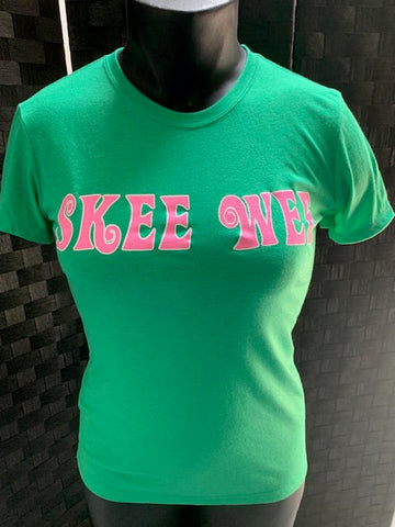 AKA GREEN SKEE WEE T-SHIRT