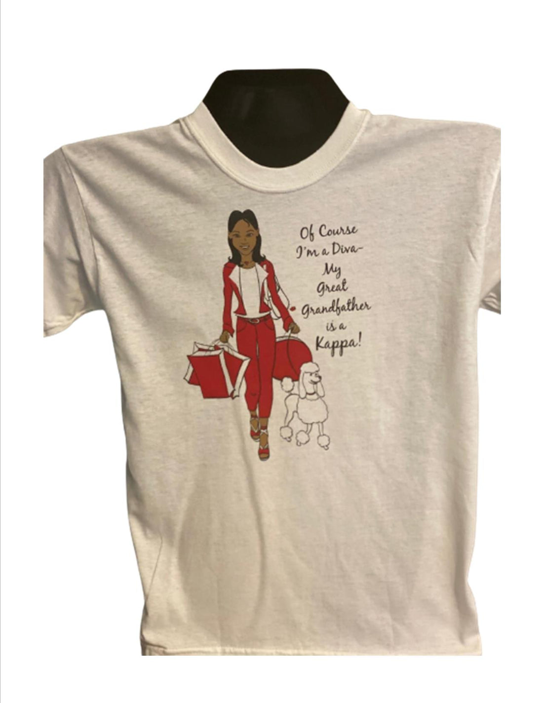 Kappa Silhouette for your Kappa Diva Daughter, Granddaughter & Great-Granddaughter Tee