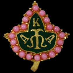 AKA Jewelry Pink Pearl Gold Ivy Pin