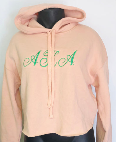AKA Hoodie Crop Top