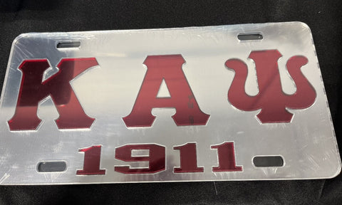 Kappa Licence Plate -  Silver