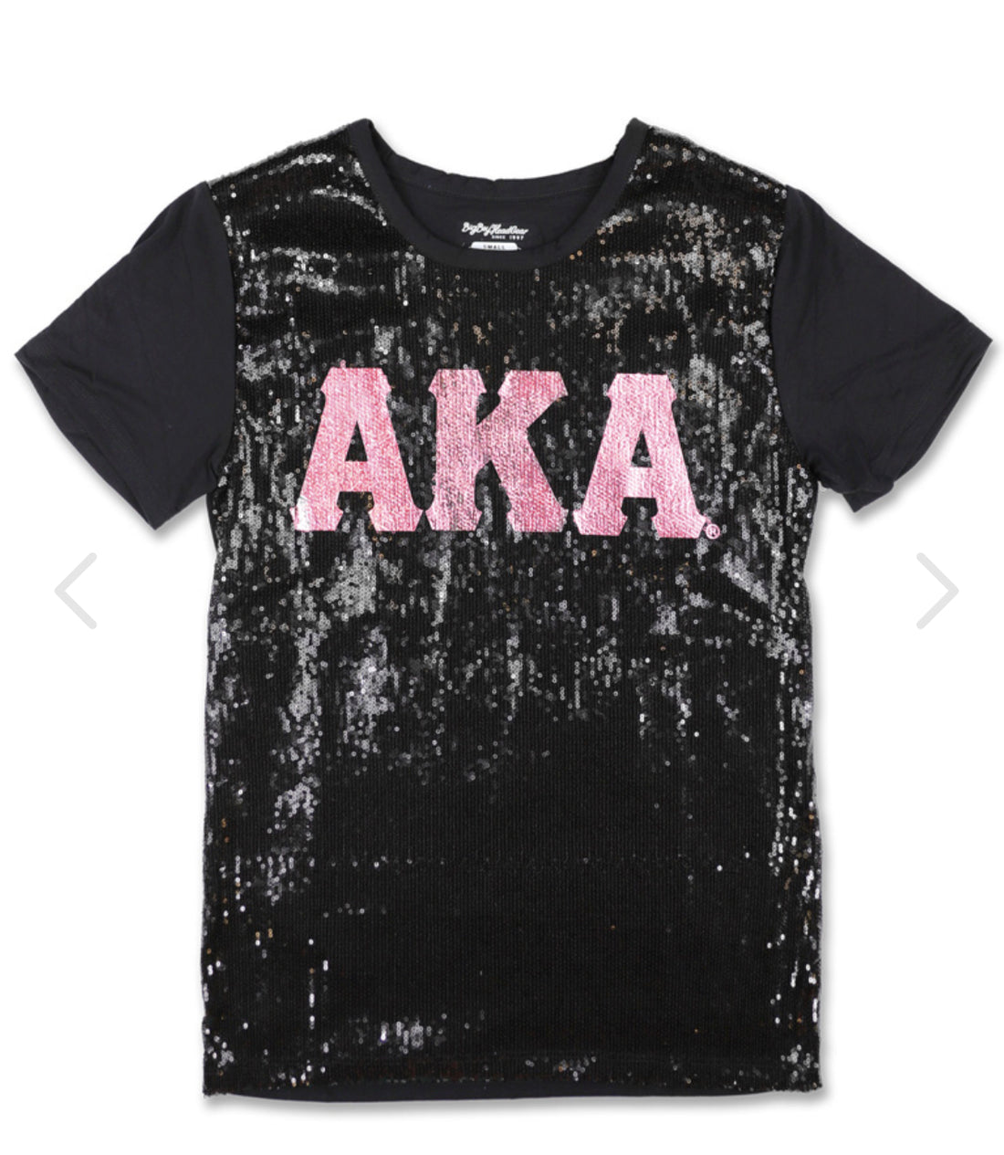 AKA Sequin Tee (Available in Pink, Green & Black)
