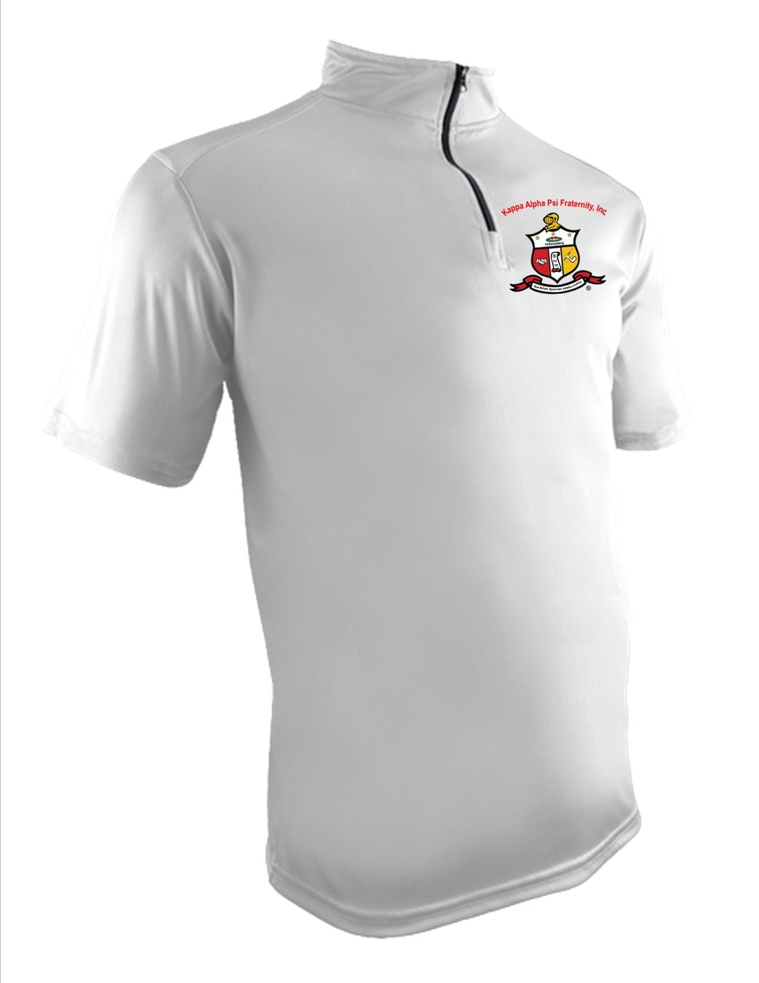 Kappa Short Sleeve 1/4" Zip Performance Shirt (Available in Red or White)