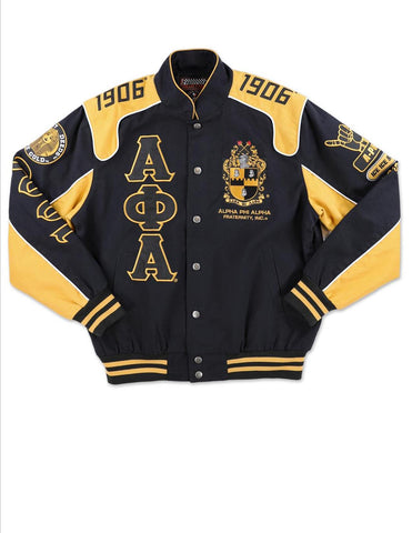 Alpha Phi Alpha Twill Racing Jacket