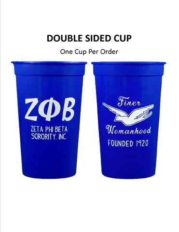 Zeta Phi Beta Stadium Cup (22 oz)